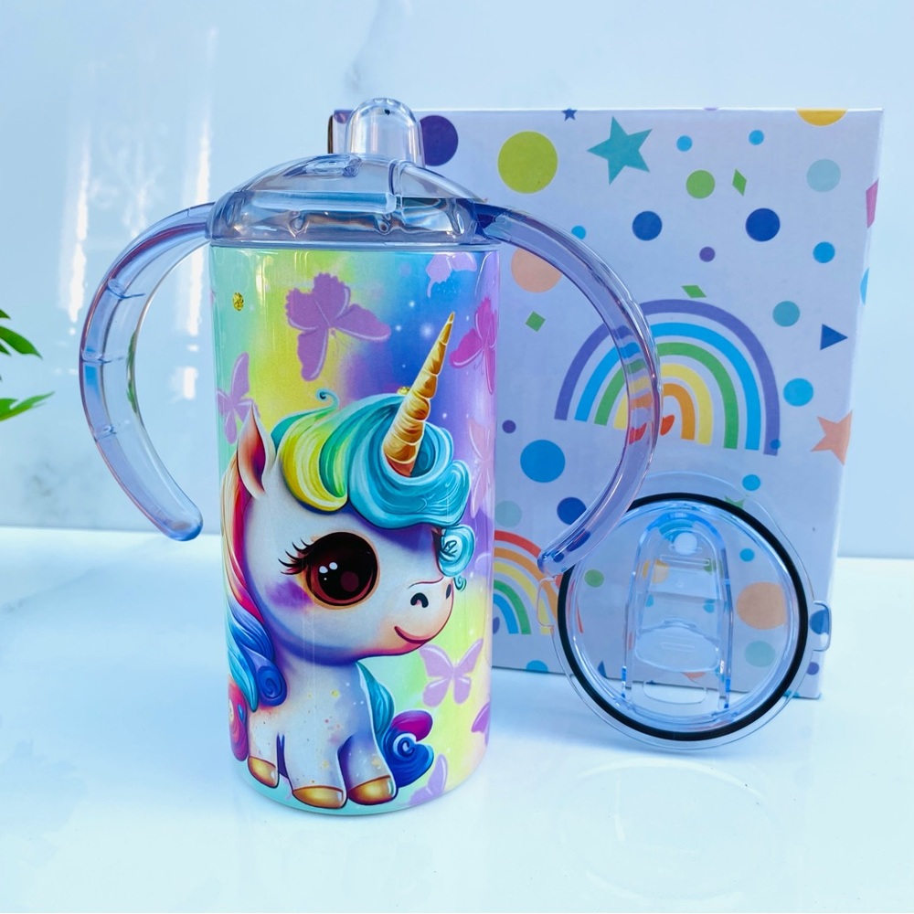 Unicorn Tumbler, Baby Sippy Cup, Rainbow Unicorn  Gift, My Little Pony Tumbler,